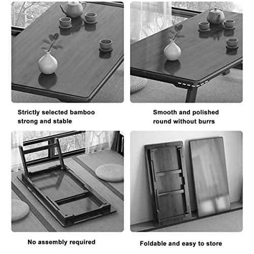 Petite table à manger portable marron pour pique-nique au salon