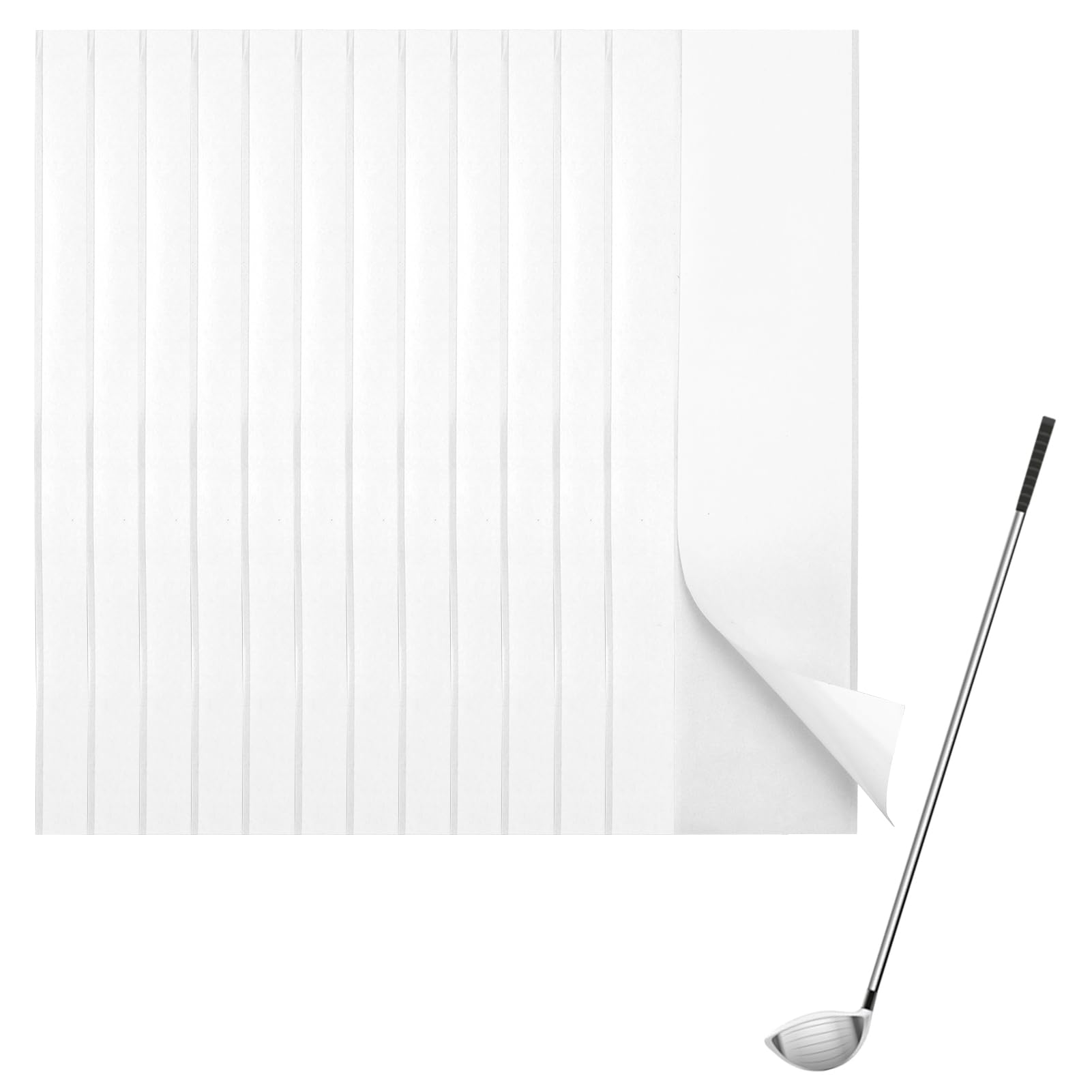 25cm x 5cm Golf Grip Tape, 13 Pcs Double Sided Adhesive Golf Club Grip Tapes, Golf Grip Tape Strips Accessories for Better Regrip, Repair and Control (10" X 2")