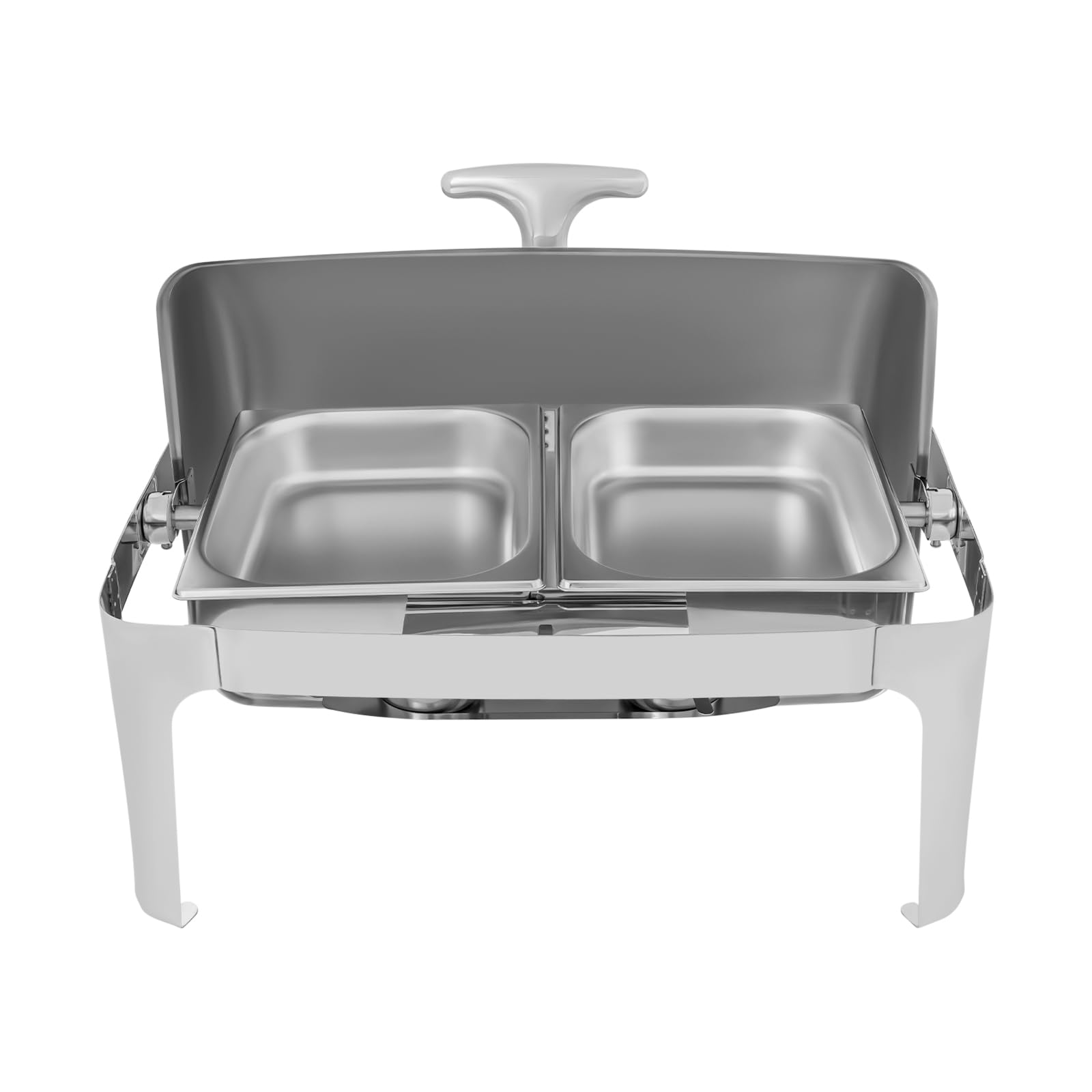 Chafing Dish.9L Chafing Dish, capacità di carico 100 kg, in acciaio inox, per buffet, hotel, matrimoni, feste, banchetti, 64 x 44 cm