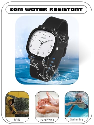 Image of SPIKY Analog Watch for Kids | Water Resistant & Lightweight | Durable & Soft Silicone Strap | Unisex Best Birthday Gift | Casual Analogue Wrist Watches for Boys & Girls | Age 2-14 yrs