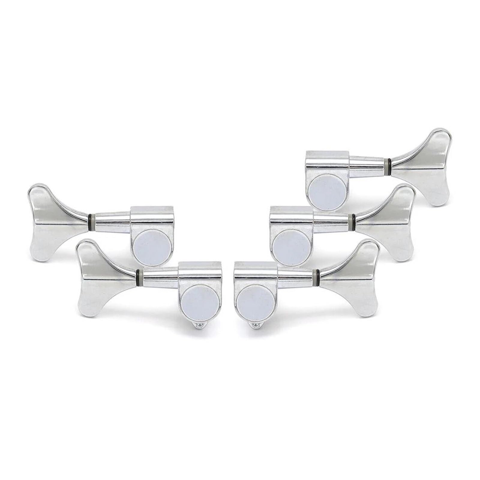 Accesorios Para Clavijas De Afinación De Guitarra Instrumentos Musicales Coloridos Sintonizador De Bajo De 5 Cuerdas Accesorios De Guitarra Para Principiantes Profesionales(3R2L Chrome)