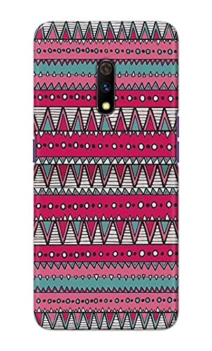 Image of Printed Hard Back Cover Case for Realme X | Oppo K3 Back Cover (Geometric Vintage Pattern) -1803