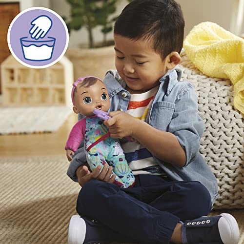 Baby Alive F7792 Soft ‘N Cute Doll, Brown Hair thumb #3
