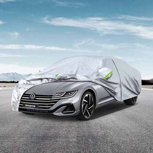 Image of Kaugung 6 Layers Car Cover Custom Fit VW Arteon Sedan from 2017 to 2025, Waterproof All Weather Resistant Outdoor Indoor Sun Rain Dust Snow Protection. (USA Warehouse, Within 3-7 Days)