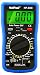 Produktbild HoldPeak Digital Multimeter HP-90C CATIII mit Batterietester, Strom, Spannung, Widerstand, Transistor, Automatische Abschaltung, Diodentest, Grau Blau