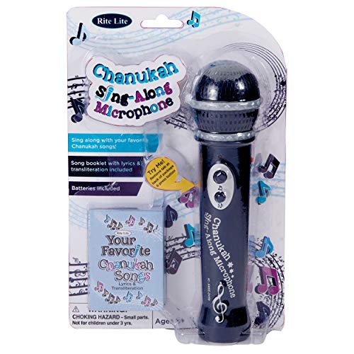 Rite Lite Chanukah Sing-Along Microphone Toys & Games, Blue