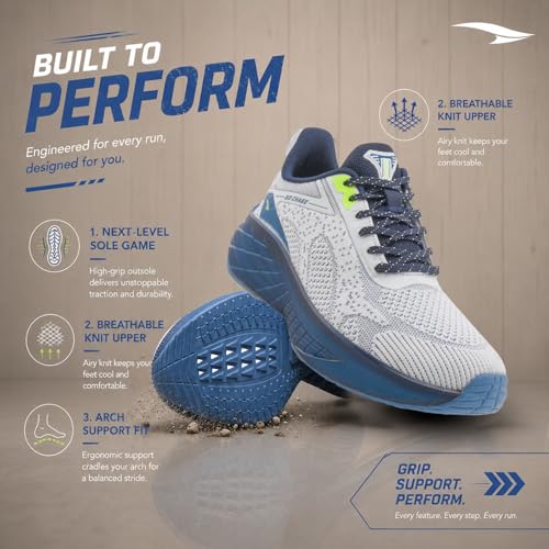 Image of ASIAN Powerplay-35 Men's Running & Training Shoes | Gym Sneaker with Cushioned Sole, Breathable Mesh & Grippy Outsole, Ideal for Travel