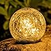 Tassteen 1Pcs 12cm Solar Crack Ground Ball Outdoor Waterproof Balcony Garden Court Landscape Outdoor/Garden Decorative Lights
