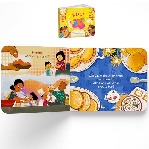 Image of My Little Book of Festivals (Boxset) : Illustrated board books on the Indian festivals of Diwali, Holi and Navratri | Hindu mythology for kids age 3+