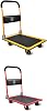 Wellmax 330lb Platform Cart Yellow and Red