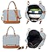 Bluboon Travel Tote Bags with Zipper Ladies Canvas Bag Weekender Overnight Bag for Women Carry on Duffel Bag Trolley Sleeve