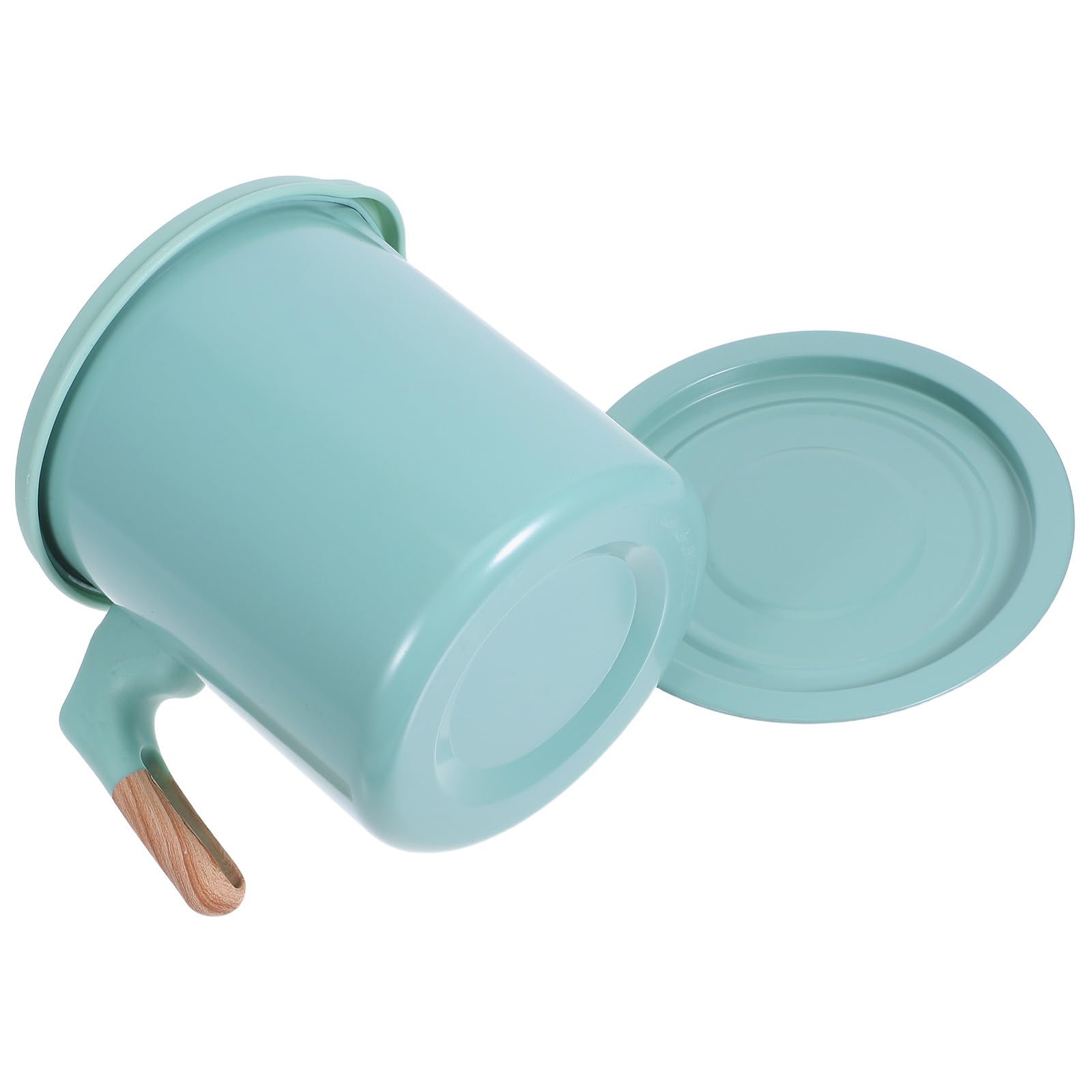 Recipiente para grasa de tocino 1.4l con colador de acero inoxidable para cocina y familia