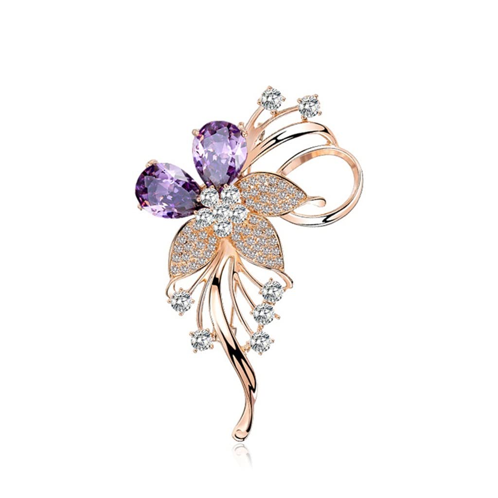 Broche pour pull rose et boucle d'écharpe pour vos sorties d'hiver - 7