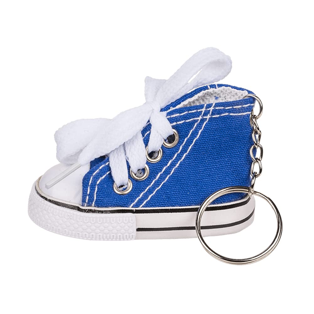 Crafty Capers Blue Trainer Keychain | High Top Keyring | Cracker Filler | Mini Gift