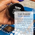Baxter of California Clay Pomade Firm Hold / Matte Finish Hair Pomade for Men and Women, Perfect for Texturizing Straight or Wavy Hair - 2 Ounces - Image 3