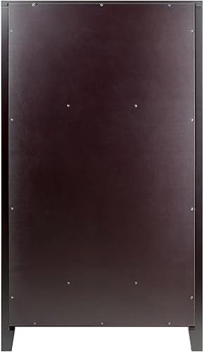 Miniatura 7 de Winsome Gabinete modular de madera X-Panel Burdeos para vino