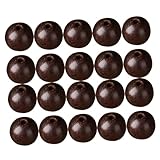 WEKAMOS 200 piezas Cuentas Redondas de Madera para Manualidades DIY Cuentas Sueltas para Pulseras y Collares Material Creativo para Joyería Artesanal