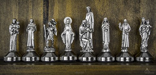 Estatua Católica Devocional San Francisco de Asís miniatura 5