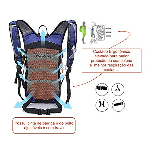 Mochila hidratação Ciclismo Camelback Com Refil 2 Litros