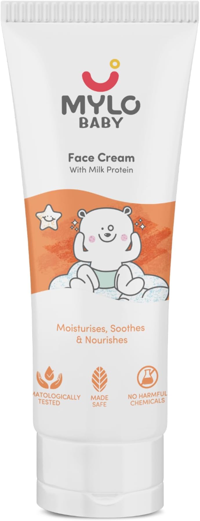 Baby Cream for Face 100 gm | Dermatologically Tested | Made Safe Certified | Nourishes and Brightens Skin | Soothes Skin Irritation | 24 Hours Moisturization