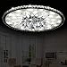 Produktbild Moderne LED-Deckenleuchte Runde Wohnzimmer LED Kristall Deckenleuchten Minimalistische Atmosphäre Europäische Lobby Restaurant Kristall Deckenlampe Ø43cm * H17CM 4000K Natural Weiß