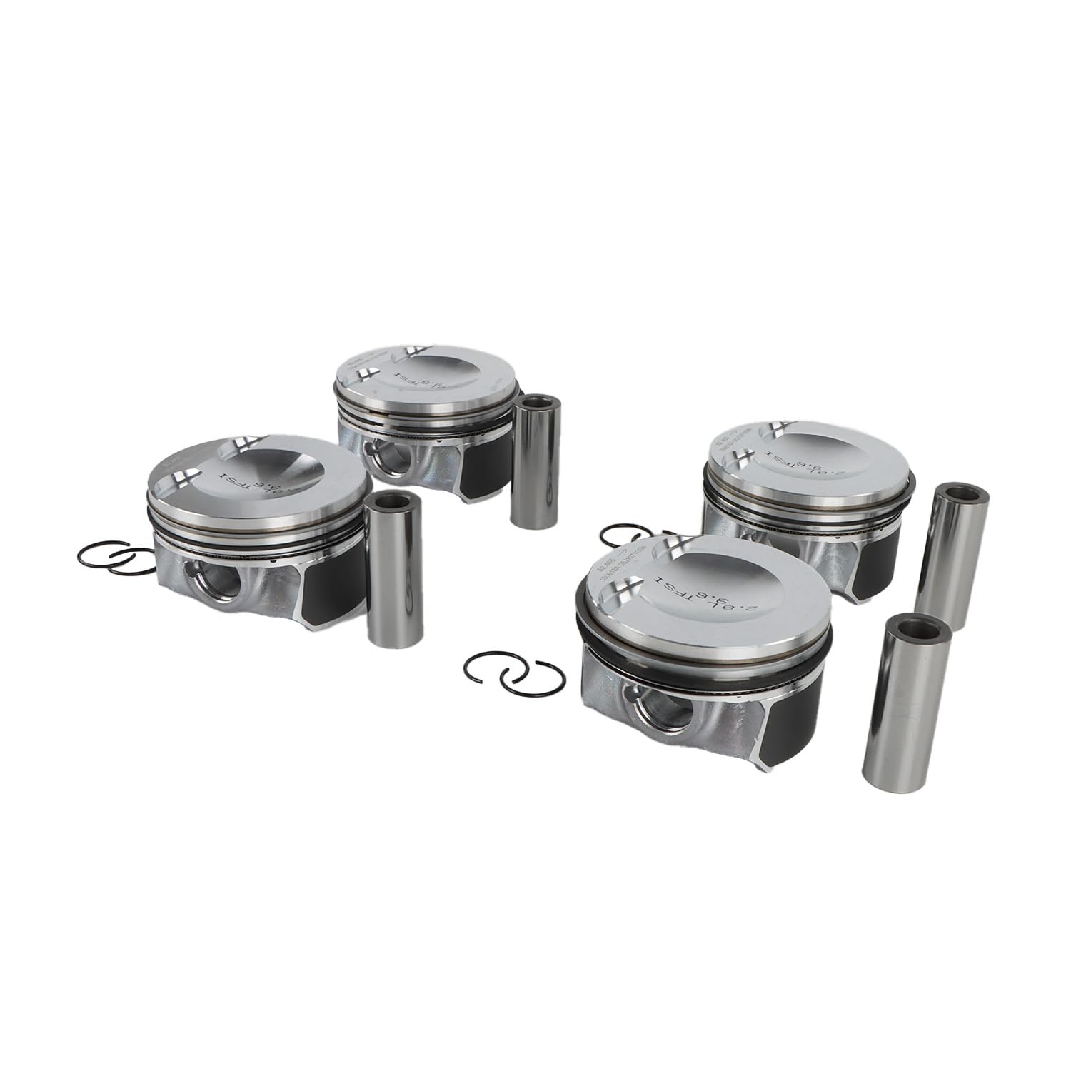 4 szt. Zestaw zespołu tłoka OE 06J107065AS Pasuje do TT A3 A4 Q5 2.0L Zestaw cylindra Zestaw big bore do motocykla