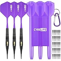 Amazon | CyeeLife 16g 純銅のソフトチップダーツセッ Soft tip