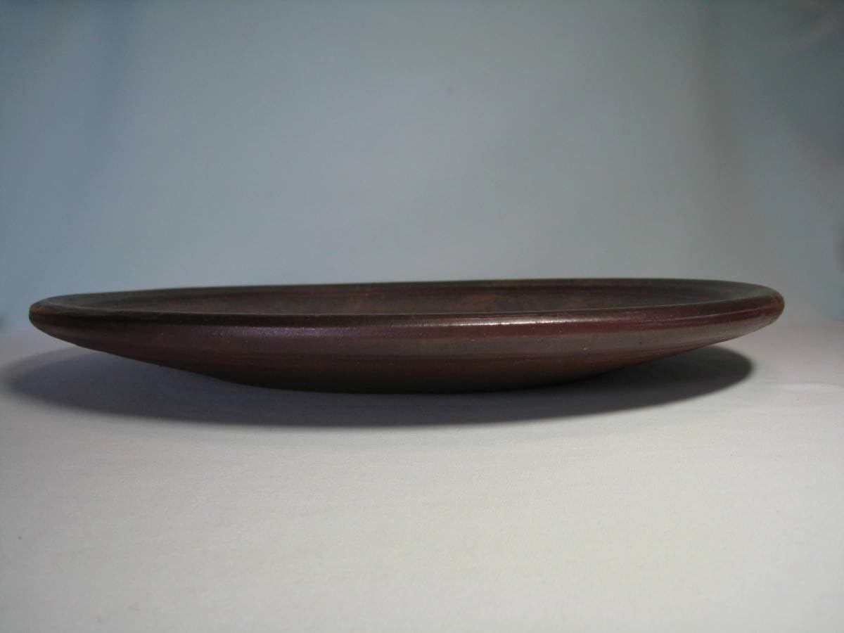 備前焼　牡丹餅大皿　33cm　価格交渉出来ますので Yahoo!オークション -「牡丹餅」(皿) (備前)の落札相場・落札価格