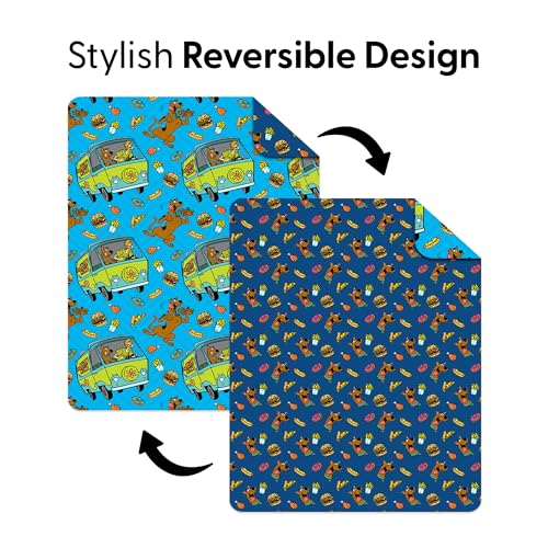 Image of Northwest Warner Bros Scooby-Doo Super Snacky Quilted Throw Blanket, Mystery Machine Themed Design, Comfy Throw, Adults Boys Girls, Soft Lightweight Bedding for Bed, or Couch, 60 x 80 inches
