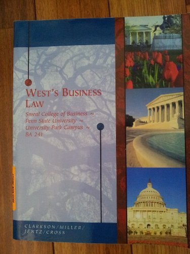West's Business Law (Smeal College of Business,... 0324688903 Book Cover