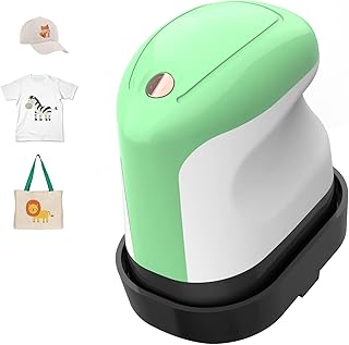 YLSCI Mini Heat Press, Small Iron for Crafts, Heat Press Machine for T Shirts, Small Iron for Crafts, Shoes, Hats, and Sma...