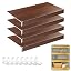 Walnut Set of 4
