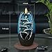 YEVIOR Incense Burner Ceramic Incense Holders Waterfall Backflow with 80 Backflow Incense Cones + Base Holder + 10 Coil Incense Creative Aromatherapy Ornamental for Home Office Yoga
