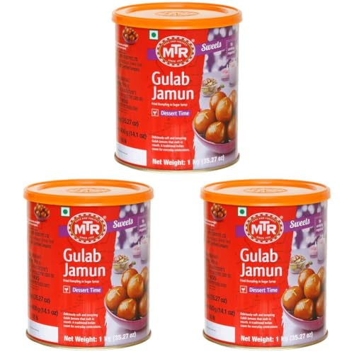 Image of MTR Gulab Jamun Tin 1Kg (Pack of 3)