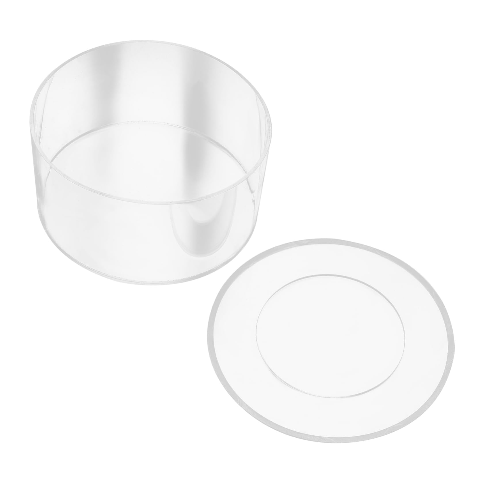 Soporte para Pasteles Redondo de Acrílico Transparente Tapa