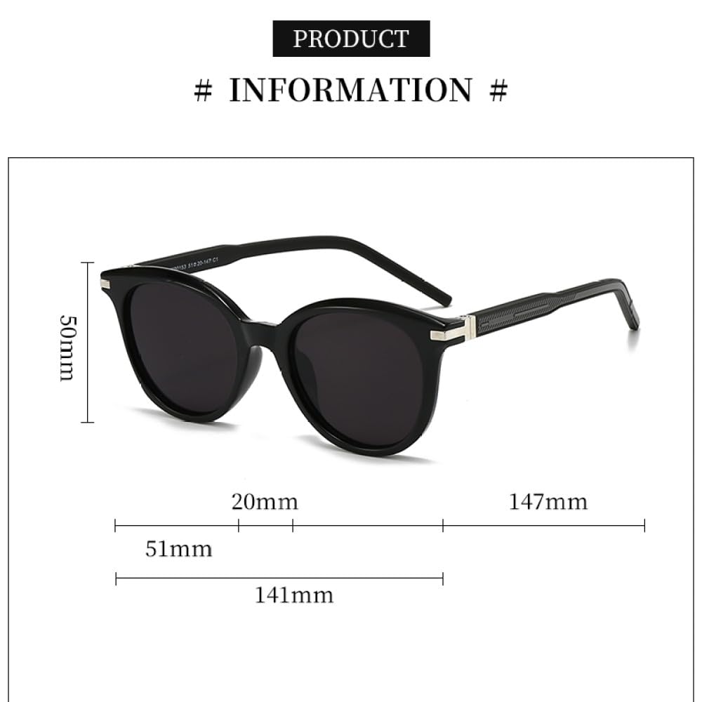 Gafas de sol Mujer Vintage Gafas de sol Estilo retro Moda Pesca Gafas ligeras UV400