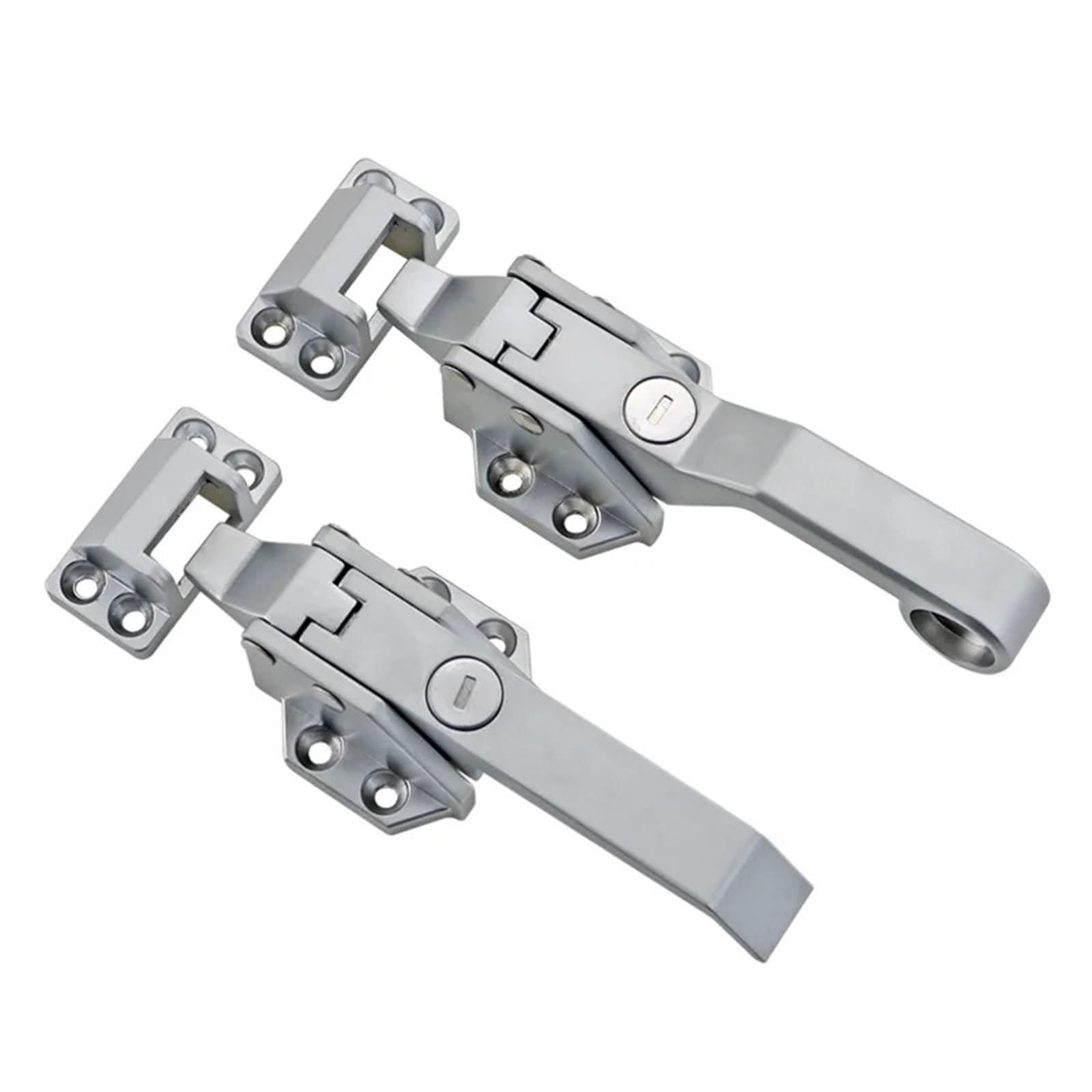 Poignée de porte fermée étanche sous vide industriel, stockage réfrigéré de Style large en alliage de Zinc ou en acier inoxydable 1 pièces(Linkage Unlocked)