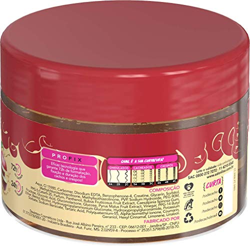 Geleia Capilar #todecacho Vinagre de Maçã, 300g, Salon Line, Salon Line, Transparente, 300g