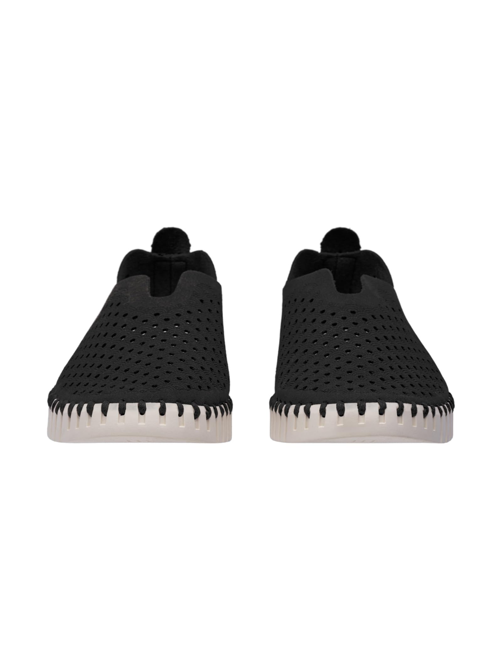 Ilse Jacobsen HORNBÆK | Zapatos Planos para Mujer | Zapatilla con Material de Microfibra reciclada y Suela de Caucho Natural Antideslizante | Tulip3275 | Ligero, Transpirable y ecológico | Black | 38