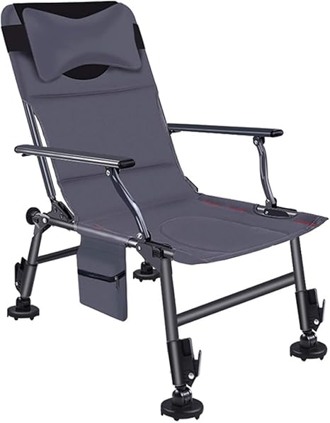 Amazon Co Jp お釣り チェア 多機能 強い釣り椅子の高さ釣り腕の椅子の折りたたみキャンプチェア 室内 アウトドア用 色 グレー Size Free Size スポーツ アウトドア