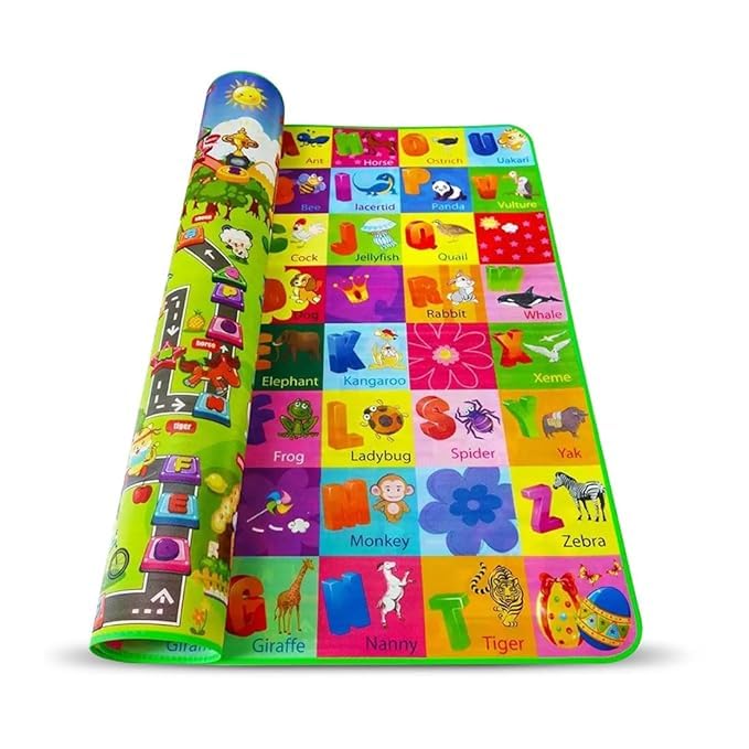 EXPORTTANZA Alphabet Play Mat Double Sided Water Proof, Learning Floor Carpet Gym Mat for Crawling Baby/Infant/Toddler & K... - Review, Price and Buying Guide