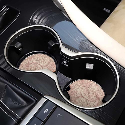 Portavasos para coche, estilo Swirl, madera, pack 2 miniatura 7