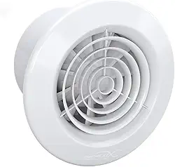 Renovador de Ar Exaustor ultra silencioso para ambientes Sonora 10 - Sicflux para dutos de 100mm (4 pol) com design circular feito para combater umidade, mofo e mau cheiro.