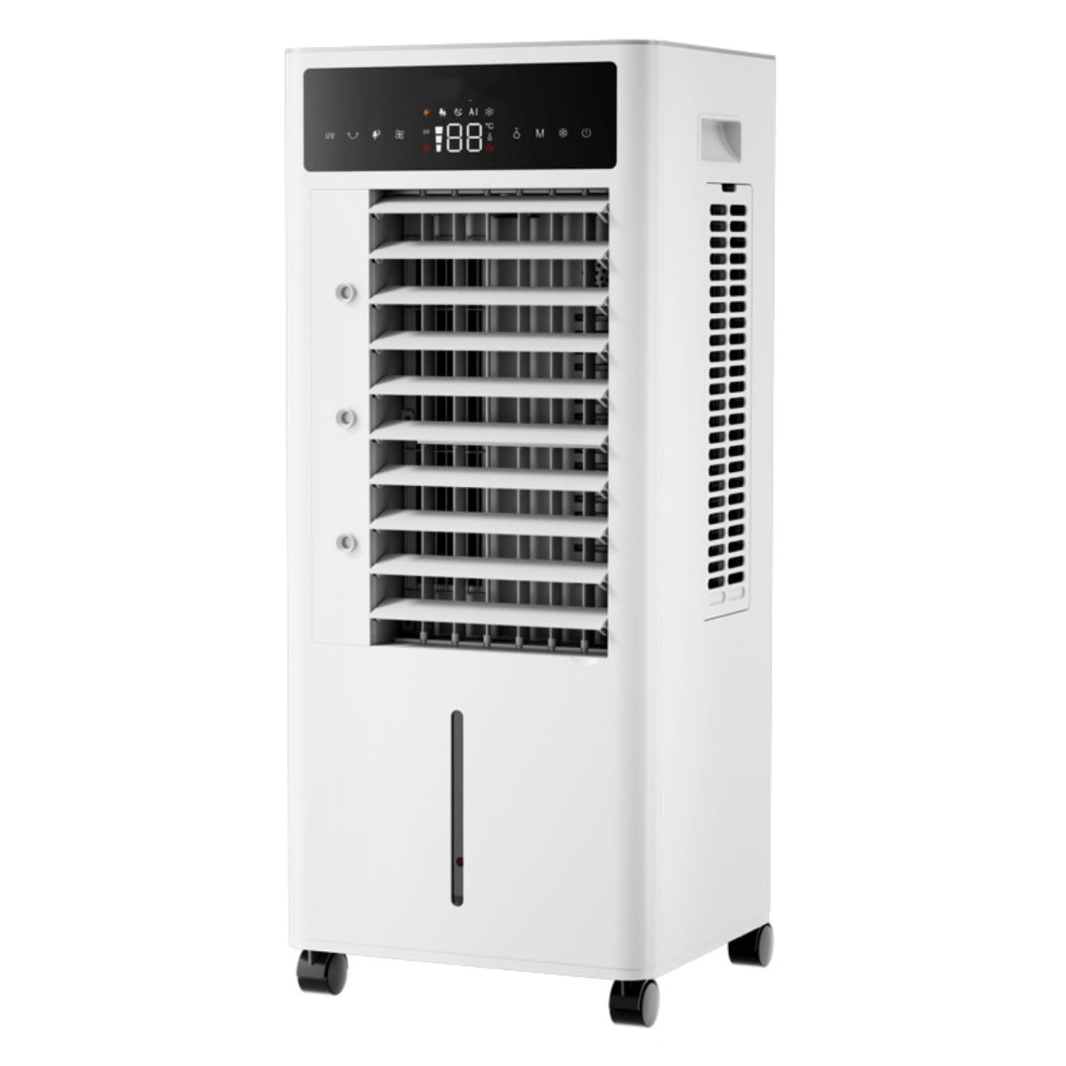 YIYHFKM Portable Air Conditioners Evaporative Air Cooler with Remote 60° Oscillation 10L WaterTank 3Modes & 3 Speeds Quiet WindowlessSwamp Cooler Cooling Fan Cooling AC Unit for Bedroom Room Office