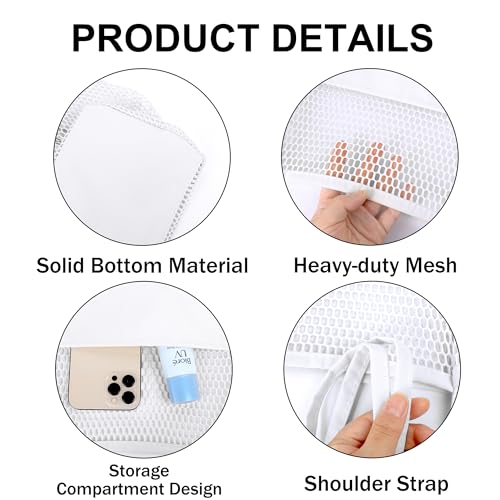 Image of VOROLO Mesh Tote Beach Bag,Women Fairycore Hobo Bag,Shoulder Bag,Soft Summer Casual Crochet Bags