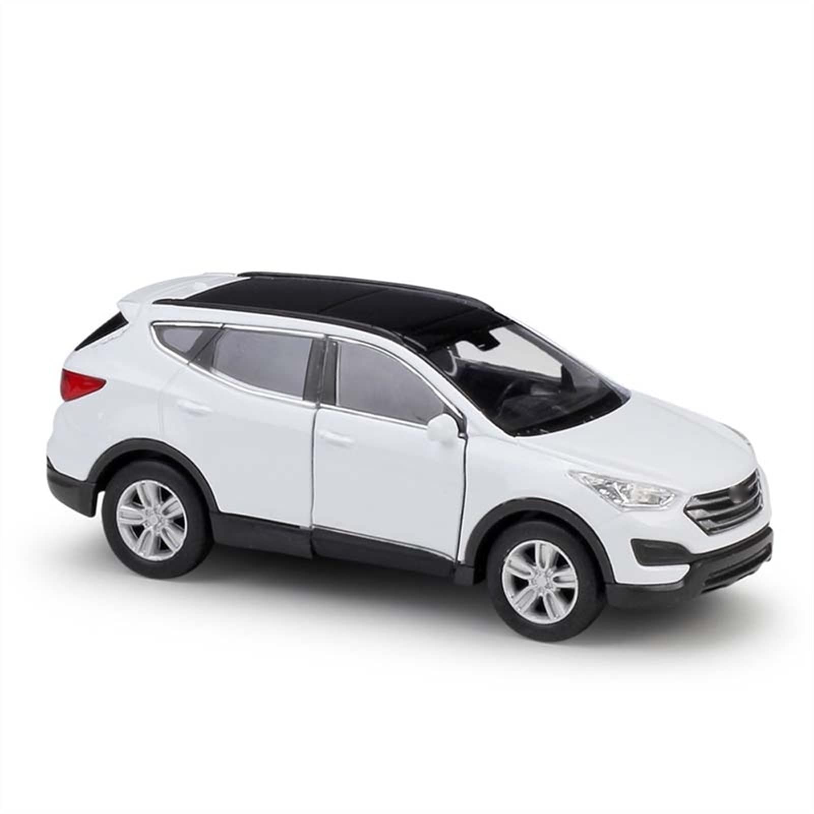 YCSM Model Car 1/36 Scale For S-antafe SUV Car Alloy Die Cast Pull Back Toy Vehicle Model (Color : White)