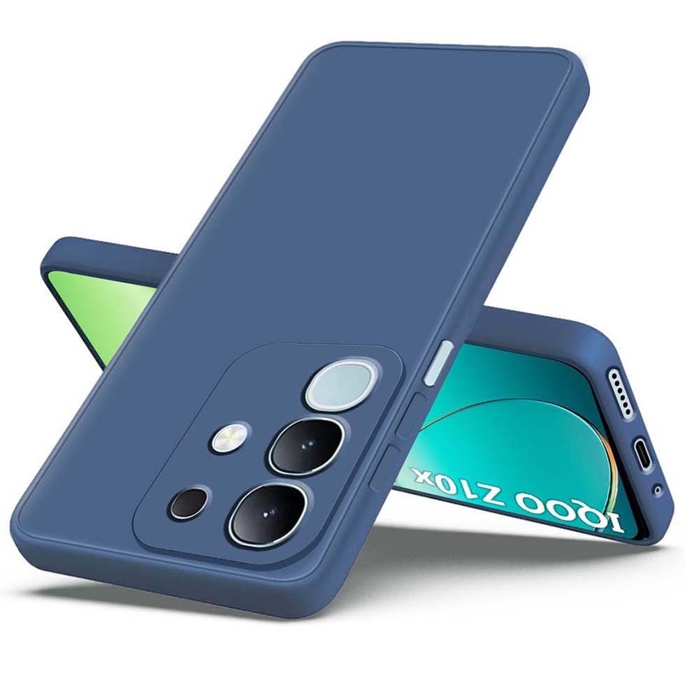 Fashionury Back Case Cover for Vivo T4x 5G / iQoo Z10x 5G / Vivo Y31 Pro 5G | Matte Soft Silicon Flexible | Camera Bump Protection | All Side Shock Proof Rubberised Back Case Cover (Blue) Fashionury Back Case Cover for Vivo T4x 5G / iQoo Z10x 5G / Vivo Y31 Pro 5G | Matte Soft Silicon Flexible | Camera Bump Protection | All Side Shock Proof Rubberised Back Case Cover (Blue)