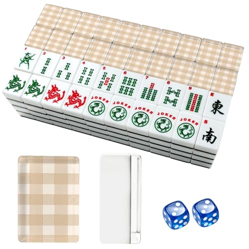 Set de Fichas American Mahjong 166 piezas con Bolsa