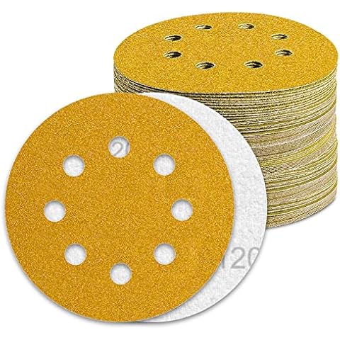 120 Grit 5 Inch Sanding Discs for Orbital Sanders Cover