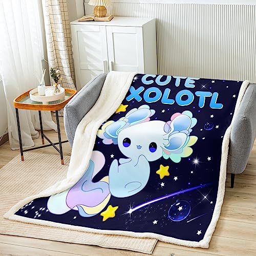 Couverture axolotl pour enfants, le cadeau d'anniversaire polaire idéal - 2